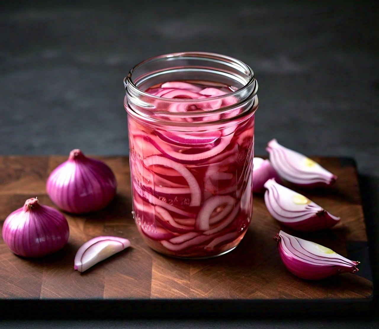 pickled red onions